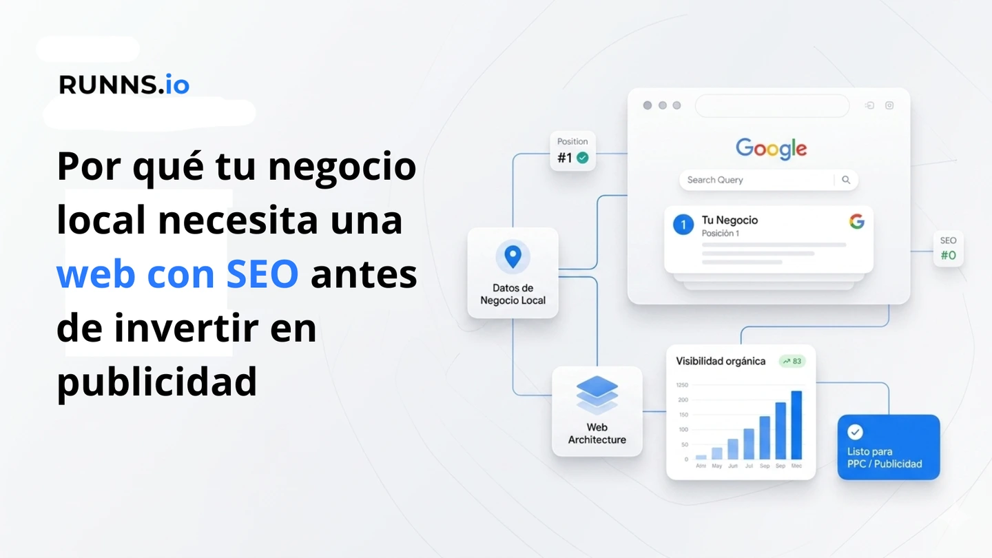 Por qué tu negocio local necesita una web con SEO antes de invertir en publicidad